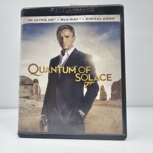 Quantum of‎ Solace 4K ULTRA HD + BLU-RAY No digital Code